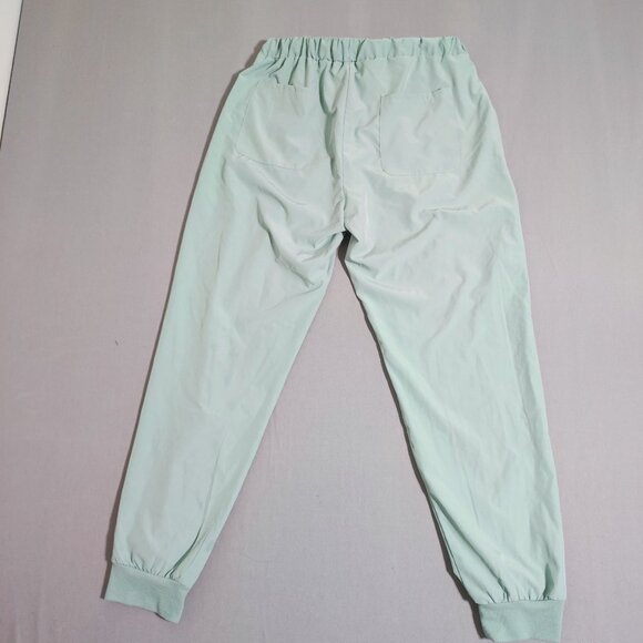 Divine Stretch jogger pants women's size L mint colour lightweight lazy pants - Picture 3 of 14